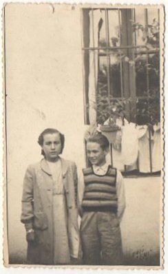 FOTO POSTAL SIN CIRCULAR, PAREJA DE NIÑA Y NIÑO