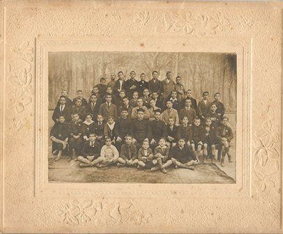 FOTOGRAFIA GRUPO DE ESCOLARES COLEGIO RELIGIOSO (SIN DEFINIR). SOBRE 1920