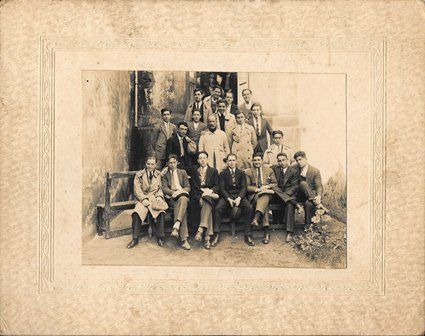 FOTOGRAFIA GRUPO DE ESCOLARES (SIN DEFINIR). SOBRE 1920