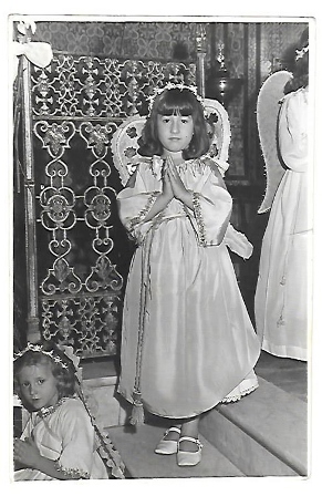 FOTO POSTAL FOTO DE NIÑA PRIMERA COMUNION. REPORTAJE LABORDA, SEVILLA