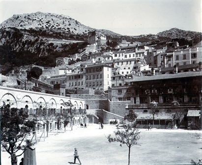 FOTO DE GIBRALTAR, SOBRE AÑO 1880