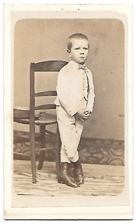 FOTOGRAFIA NIÑO (NO FOTOGRAFO) SOBRE 1870