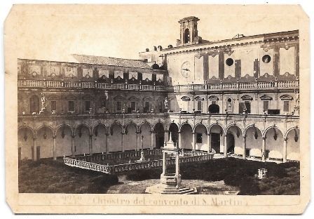 FOTO CLAUSTRO DEL CONVENTO DE SAN MARTIN NAPOLES FOTO G. SOMMER