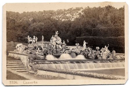 FOTO FUENTE DI CASERTA NAPOLES FOTO G. SOMMER