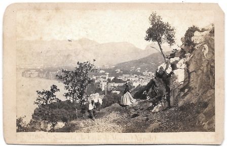 FOTO VISTA DE NAPOLES DESDE EL MONTE FOTO G. SOMMER