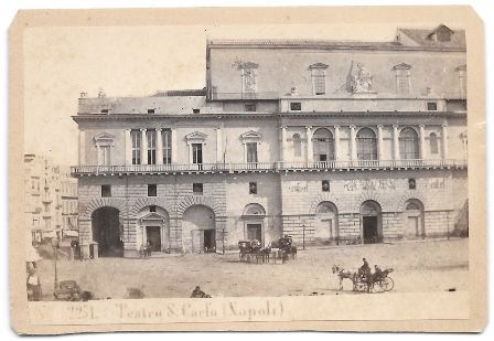 FOTO TEATRO DE SAN CARLOS NAPOLES FOTO G. SOMMER