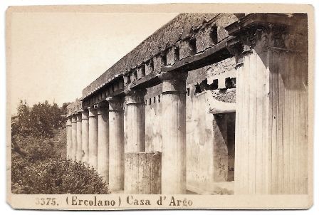 FOTO ERCOLANO CASA D'ARCO NAPOLES FOTO G. SOMMER