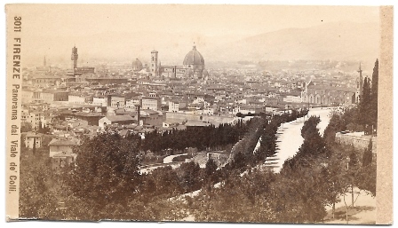 FOTO PANORAMA DAL VIALE DE COLLI, FLORENCIA