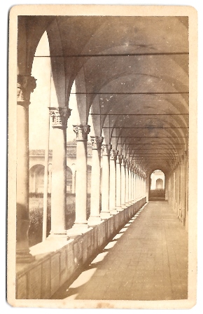 FOTO CLAUSTRO CEMENTERIO BOLOGNA, FOTOGRAFIA DELL EMILIA