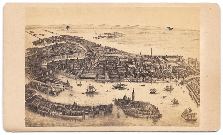 FOTOGRAFIA GRABADO PANORAMICA DE VENECIA