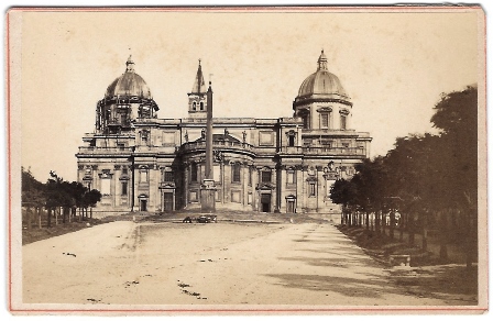 FOTO ROMA: FACHADA DE SANTA MARIA LA MAYOR