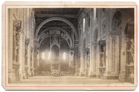 FOTO ROMA: INTERIOR BASILICA SAN JUAN DE LETRAN