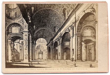 FOTO ROMA: INTERIOR BASILICA DE SAN PEDRO