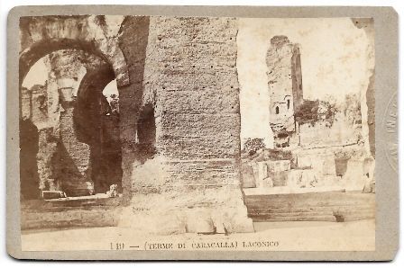 FOTO ROMA: TERMAS DE CARACALLA. LACONICO
