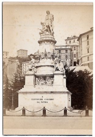 FOTO GENOVA MONUMENTO A CRISTOFORO COLOMBO