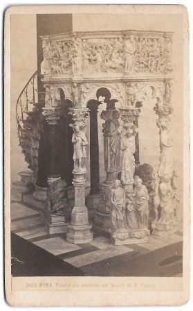 FOTOGRAFIA GIOVANNI PISANO, PULPITO DEL DUOMO DI PISA