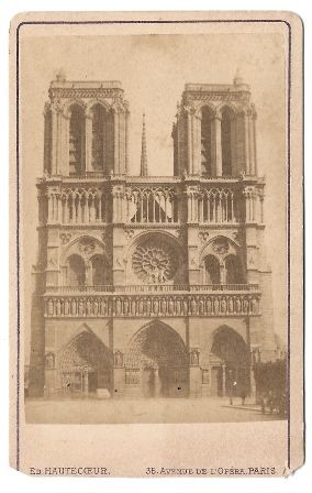 FOTO AVENUE DE L' OPERA NOTRE DAME PARIS - FOTO HAUTECCEUR