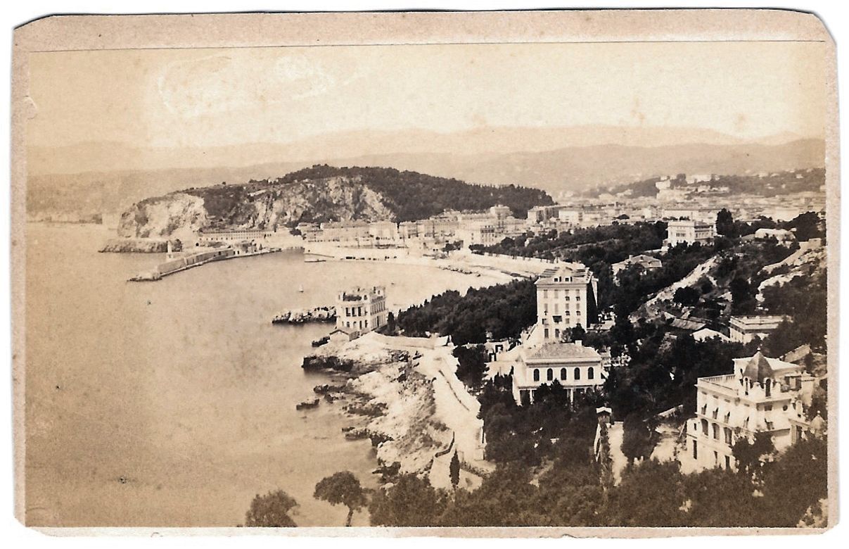 FOTO ENTREE DU POET - NIZA FRANCIA 1865-1870
