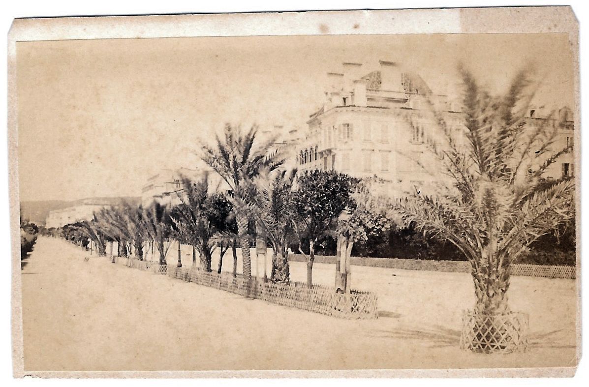 FOTO PASEO DE LOS INGLESES. ENTRE 1865 Y 1870