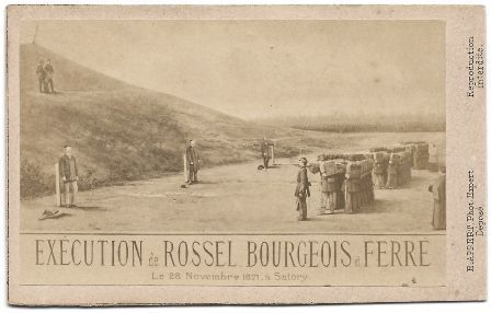 FOTO EXECUTION DE ROSSEL, BOURGEOIS ET FERRE, PARIS - FOTO E. APERT