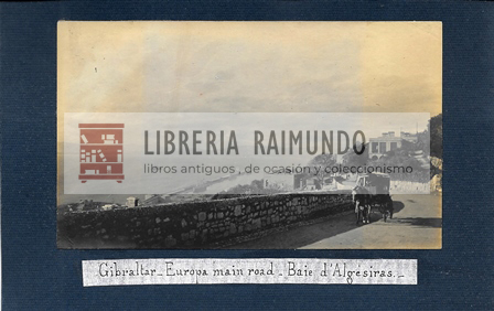 FOTOGRAFIA GIBRALTAR - EUROPA MAIN ROAD BAIE D'ALGECIRAS