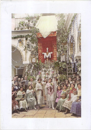 LAMINA FOTO REPRODUCCION ARCHIVO ABC SEVILLA BARRENDUELA ALMIRANTE VALDES 1915