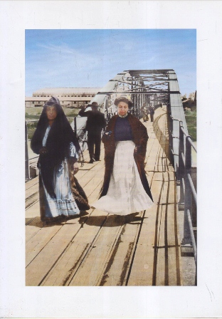 LAMINA FOTO REPRODUCCION ARCHIVO ABC SEVILLA PASADERA DEL AGUA DESDE TRIANA A SEVILLA
