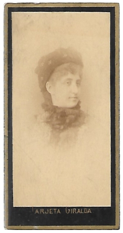 FOTOGRAFIA RETRATO DE SEÑORA FOTO PAVON Y RODRIGUEZ, SEVILLA SOBRE 1880
