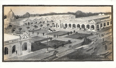 FOTOGRAFIA SEVILLA EXPOSICION IBEROAMERICANA VISTA PARCIAL AÑO 1930