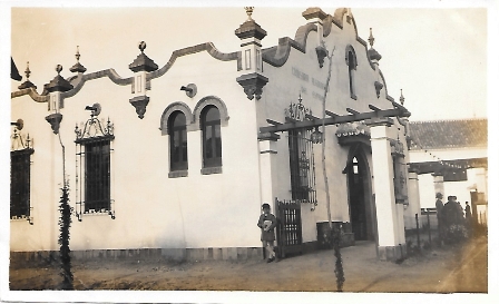 FOTOGRAFIA SEVILLA EXPOSICION IBEROAMERICANA 1930 PABELLON SOC. ALGODONERA