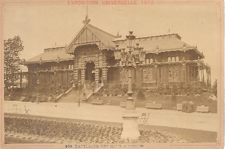 EXPOSICION UNIVERSELLE 1878 PAVILLONS DES EAUX & FOREST ALPH. GIROUX PARIS