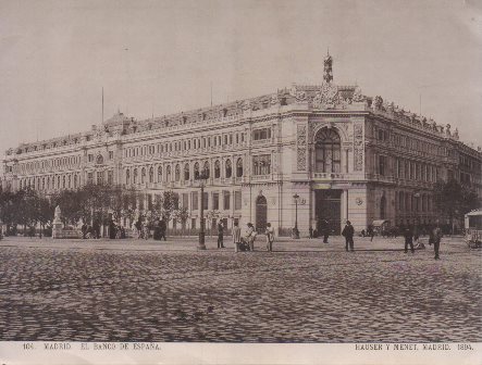 FOTOTIPIA EN PAPEL Nº 104 MADRID BANCO DE ESPAÑA - HAUSER Y MENET 1894
