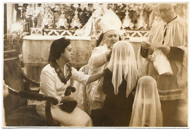 FOTOGRAFIA OBISPO TOMAS GUTIERREZ OBISPO DE CADIZ AÑO 1954