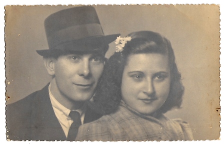 FOTOGRAFIA DE PAREJA SOBRE 1950