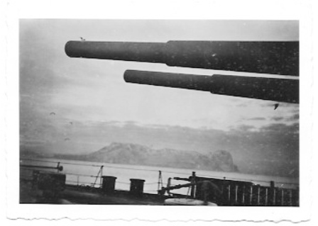 FOTO PEÑON DE GIBRALTAR AÑO 1938. TORRE DEL CANARIAS