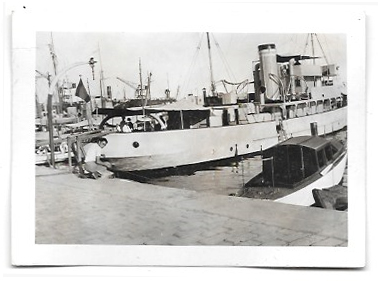 FOTO PUERTO DE VALENCIA AÑO 1929 GUARDACOSTA CLASE ALCAZAR AR