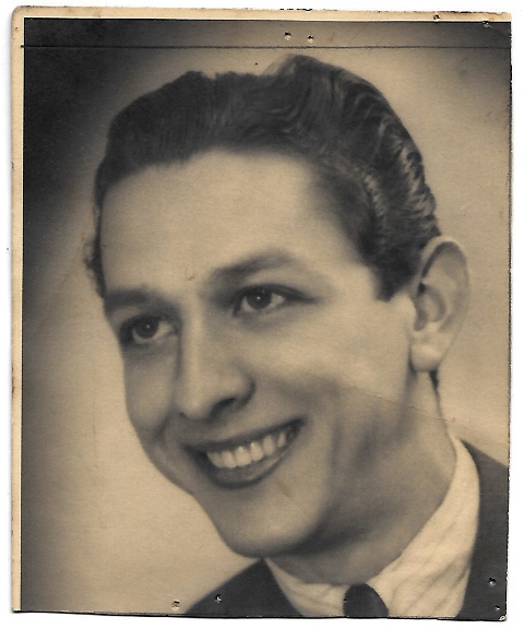 FOTOGRAFIA DE JOVEN FOTO FDEZ. (MADRID) SOBRE 1940