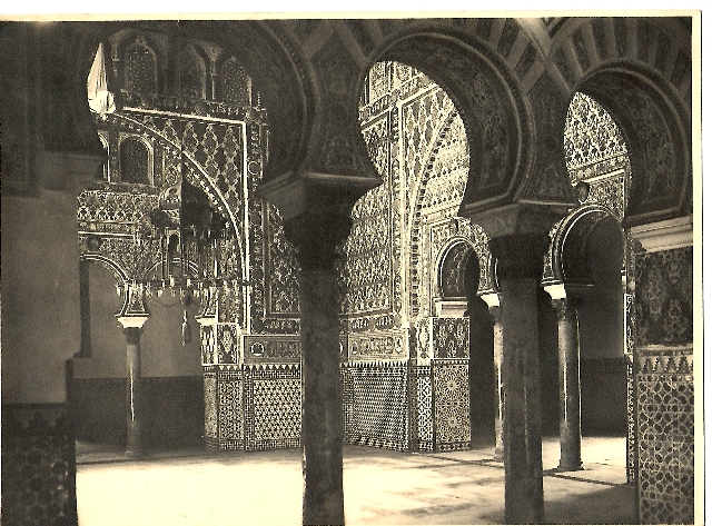 FOTO POSTAL DE REALES ALCAZARES DE SEVILLA SALON DE EMBAJADORES