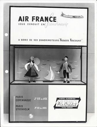 FOTOGRAFIA PUBLICIDAD AIR FRANCE VOUS CONDUIT EN SCANDINAVIE. AGENCE PHOTO A.B.C. PARIS