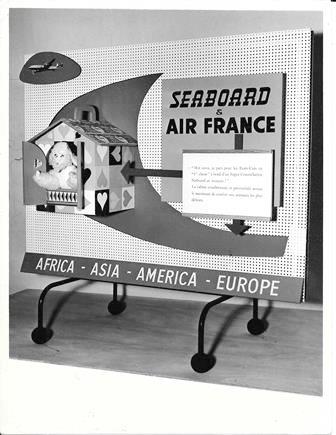 FOTO PUBLICIDAD SEABOARD & AIR FRANCE. AFRICA ASIA AMERICA EUROPE. AGENCE PHOTO A.B.C.PARIS
