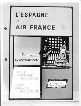 FOTO PUBLICIDAD L'ESPAGNE PAR AIR FRANCE. AGENCE PHOTO A.B.C.PARIS