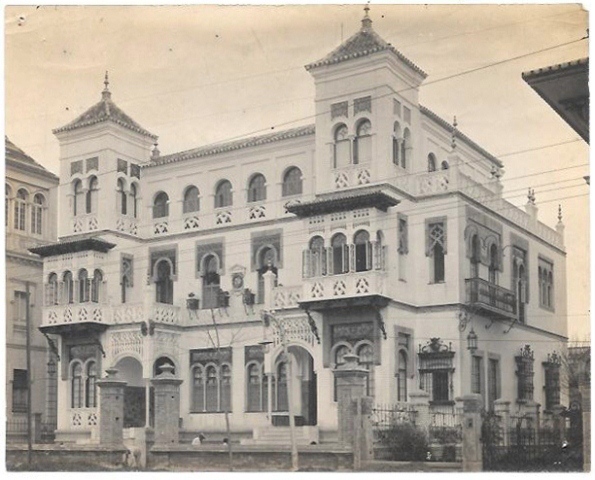 FOTOGRAFIA DE SEVILLA HOTEL ARTE Y DECORACION DE ESPAÑA AÑO 1917