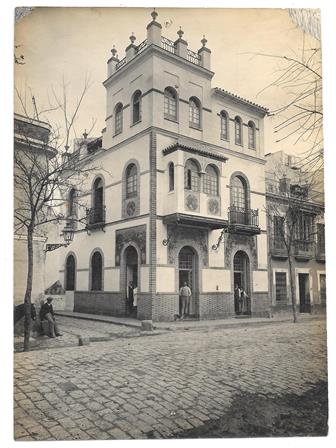 FOTOGRAFIA DE SEVILLA CALLE PAGES DEL CORRO (TRIANA) AÑOS 20