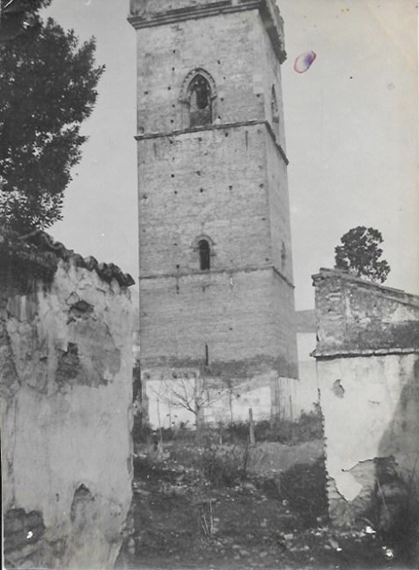 TORRE DE DON FADRIQUE POR LA HUERTA DEL CONVENTO DE SANTA CLARA (SEVILLA)