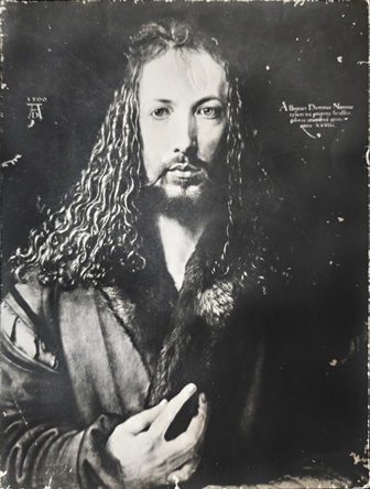 FOTOGRAFIA AUTORETRATO DEL PINTOR ALBERTO DURERO SOBRE AÑO 1500 (MUNICH)