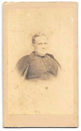 FOTOGRAFIA DE SEÑOR PRESBITERO, SOBRE 1870. SIN DATOS ESTUDIO FOTOGRAFICO