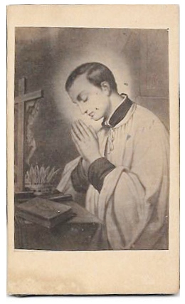 RETRATO DE SAN MIGUEL. RELIGION Y ARTE BARCELONA. B. PUJADA. SOBRE 1880