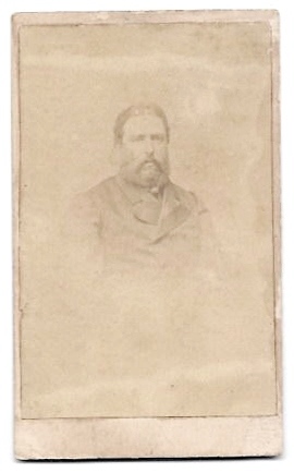 FOTOGRAFIA RETRATO DE SEÑOR. ESTUDIO GNEVIRELLI, LIVERPOOL. SOBRE 1870.
