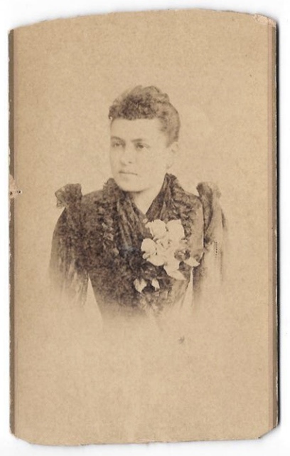 FOTOGRAFIA DE SEÑORITA SOBRE 1880. FOTO GRAN FOTOGRAFIA DE PARIS, SANTANDER