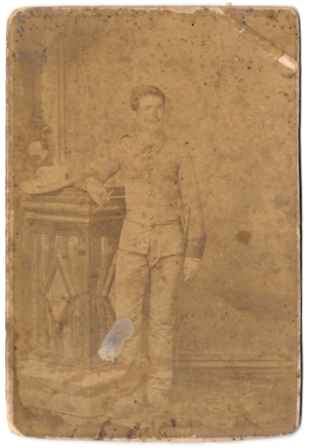 FOTO CABALLERO CUERPO ENTERO. SOBRE 1910. ESTADO DESLUCIDO